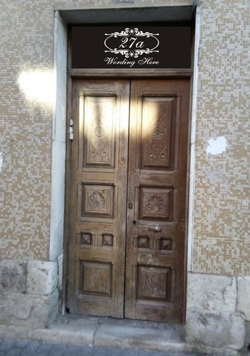 Insegna elegante casa e - no,